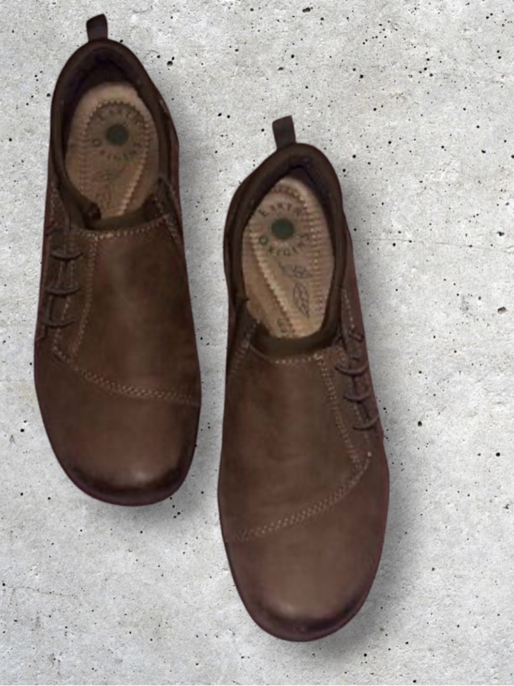 Earth Origins Men's Dark Brown Slip-On Casual Loafers. Size 9 M